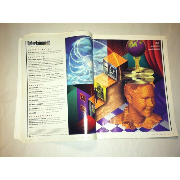 Entertainment Weekly Vintage Magazine April 1994 The Life & Early Death of Kurt - Picture 5 of 13